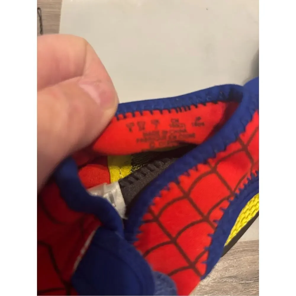 The Disney Store Kids Red & Blue Spider-Man Character Slip-On size 8
